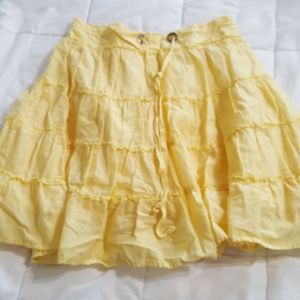 Bright Yellow Flirty Skirt